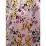 No Boundaries  NWT Juniors Size Large Pink Floral Tie Shoulder One-Piece Swimsuit Photo 1