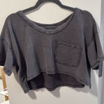 Aerie  Cropped Short Sleeve Top Photo 0