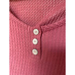 Paper Crane  Keyhole Crop Top Warm Buttery Soft Cozy Waffle Knit Lounge Street M Photo 3