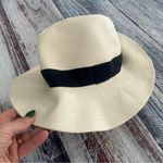Lacoste  Cream Paper Yarn Fedora Hat Photo 4