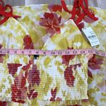 4SI3NNA tiered floral lightweight maxi dress size large Red Photo 7