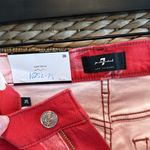 7 For All Mankind NWT  The High Waist Ankle Skinny Floral Print Jeans, 26 Photo 8