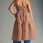 Anthropologie X OhSevenDays Tiered Sheer Midi Dress Photo 6