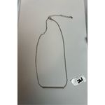Silver bar necklace 8” simple and cute! Silver Photo 4