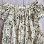 Alice + Olivia Janell Lace Mini Off the Shoulder 100% Silk Dress Sz 0 Photo 4