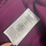 Athleta  Elation Velvet Tight Legging Women's XS Purple‎ Full Length Activewear Photo 4