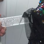 Endless Rose Long Sleeve Multi-Colored Sequin Top Size XS Photo 13