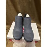 Ryka New  Water Repellent Stretch Ankle Boots Noelle Fold Blue Size 7.5 Wide Photo 1