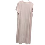 Delicates Vintage Delicate SPA Pink Maxi Shirt Dress Cover Up Coastal Fish Womens Medium Photo 8