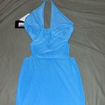 Ego Official Ego shoes bodycon cut out baby blue dress Photo 3