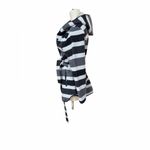 Smartwool  Nakoni Black and Gray Striped wrap coat size medium Photo 2