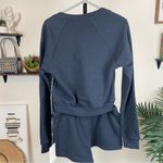 NIA the brand Cora Sweatshirt and Short Set Blue Photo 3