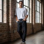 Empyer Empyre Black Loose Fit Jeans  Sz 28 Photo 2