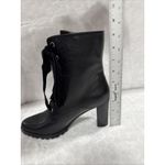 Matiko Emma Boots Black Leather Lace Up Heeled US Size: 7.5 Photo 9