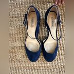 Alex Marie NAVY SUEDE BLOCK HEEL SIZE 10 Photo 2