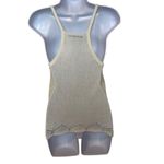 Rubbish EUC Cream Lightweight Knit Racerback Crochet Hem Tank Sz XS Photo 1