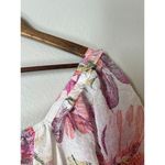 Olivaceous Floral Puff Sleeve Mini Dress Womens Sz S A Line Flowy Boho Feminine Photo 5