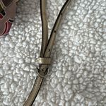 Coach  Ashley Sateen Leather Scarf Print Multicolor Pink Green Crossbody Purse Photo 7