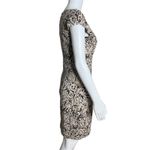 Marc New York Dress Womens 4 Purple Cream Baroque Pattern Sheath Career Party Photo 1