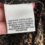 Liz Baker Women's Brown Animal Print Long Sleeved Button Down Blouse Size 18 Photo 4