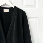 Pendleton  Black Virgin Wool Holiday Christmas Scroll Button Cardigan Medium USA Photo 2