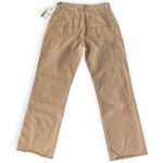 RE/DONE Cargo Utility Loose Jeans Denim Washed Khaki Tan Size 28 Photo 1