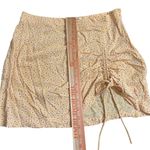 Amuse Society  Yellow Floral Mini Skirt Photo 2