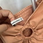 Abercrombie & Fitch Abercrombie O-Ring Puff Sleeve Sweetheart Neck Smocked Cropped Blouse Top XS Photo 5