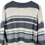 Treasure & Bond  Striped Open‎ Front Long Cardigan Sweater XS Beige Grey Black Photo 3