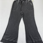 Free People Good Vibes Flare Sweatpants Charcoal Grey Lounge Athletic Size M Photo 0