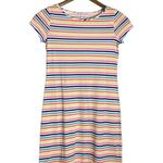 Lilly Pulitzer Island Striped Colorful Short Sleeve Marlowe Casual T-shirt Dress Photo 2