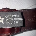 Brighton Vintage Y2K  Womens 34 Brown Leather Gold Buckle Equestrian Western Belt Photo 9