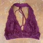 Urban Outfitters NWOT maroon lace Halter bralette  Photo 0