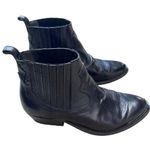 Free People Downeaster Alexa x  black‎ leather western Booties size 37 Photo 10