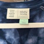 Anthropologie  Saturday Sunday Dress -Boho Chic Tie-Dye Blues/White - Size S Photo 3