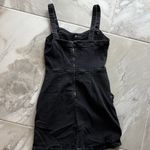 Hollister  Black Button-Up Mini Dress Photo 4