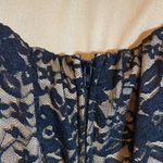 B. Wear Black Lace Mini Dress Photo 6