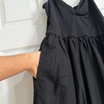 A New Day  Cotton & Knit Cut Out Sundress Midi Dress Size Medium Black Photo 8