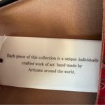 Solitaire  Anthropologie NWT Floral Faux Suede Open Front Boho Jacket Large Photo 4