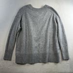 Aerie Sz S Sweater Oversized V-neck Knit Pullover Gray Soft Cozy Winter Women’s Photo 10
