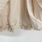 Sancia Anita Cream Silk Boho Babydoll Dress Mini Womens S V Neck Cottage Core Photo 10