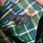 J Crew green plaid size 0 button down business casual shirt Photo 2