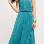 Anthropologie  Maeve Azores maxi teal tank dress size large. Photo 1