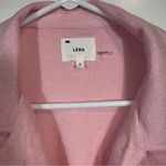 Lena Two Piece Grannycore Pink Terry Lounge Set Crochet Details Size Large NWOT Photo 4