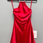 Hello Molly Trust The Process Cherry Red Mini Dress with Pearls 2 Photo 6