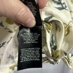 Kuhl Elsie Short Sleeve Button Up Tie Front Ivory Lemon Shirt Top Women's Size S Photo 8