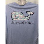Vineyard Vines Long Sleeve Pocket T-Shirt Whale Logo Light Blue Small S Photo 4