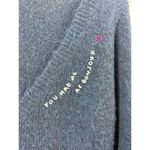 Sundry  from Revolve Wool Blend Navy Bonjour Oversized Sweater - Size - 3(Large) Photo 4
