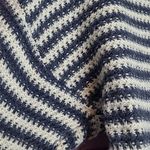 Madewell  SEAGROVE PULLOVER SWEATER IN STRIPE DARK BALTIC SMALL Photo 3