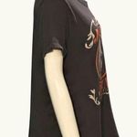 CCC Vintage Janis Joplin Graphic Tee Shirt Size Medium All Cotton Brown Photo 3